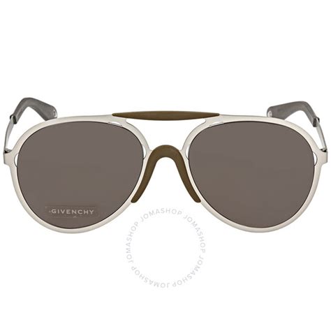 givenchy gv7039 s 011nr|Givenchy Grey Pilot Sunglasses GV7039S.